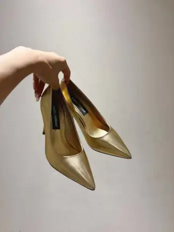Genuine leather sole shoes women s leather shoes Replica Dolce Gabbana Womens Pumps and Heels