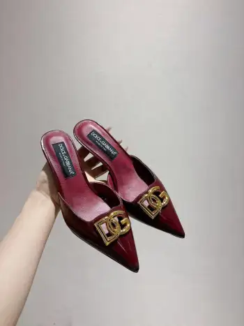 Genuine leather sole shoes women s leather shoes Replica Dolce Gabbana Womens Pumps and Heels