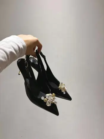 Genuine leather sole shoes women s leather shoes Replica Dolce Gabbana Womens Pumps and Heels