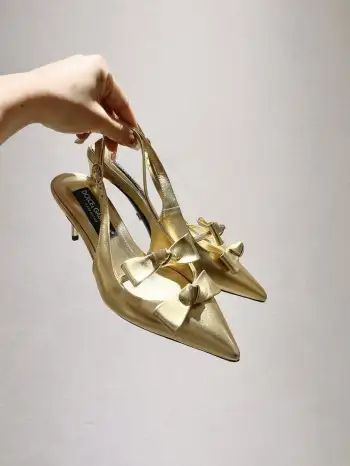 Genuine leather sole shoes women s leather shoes Replica Dolce Gabbana Womens Pumps and Heels