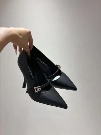 Genuine leather outsole sheepskin upper high heels women s pointed toe high heels Replica Dolce Gabbana Womens Pumps and Heels
