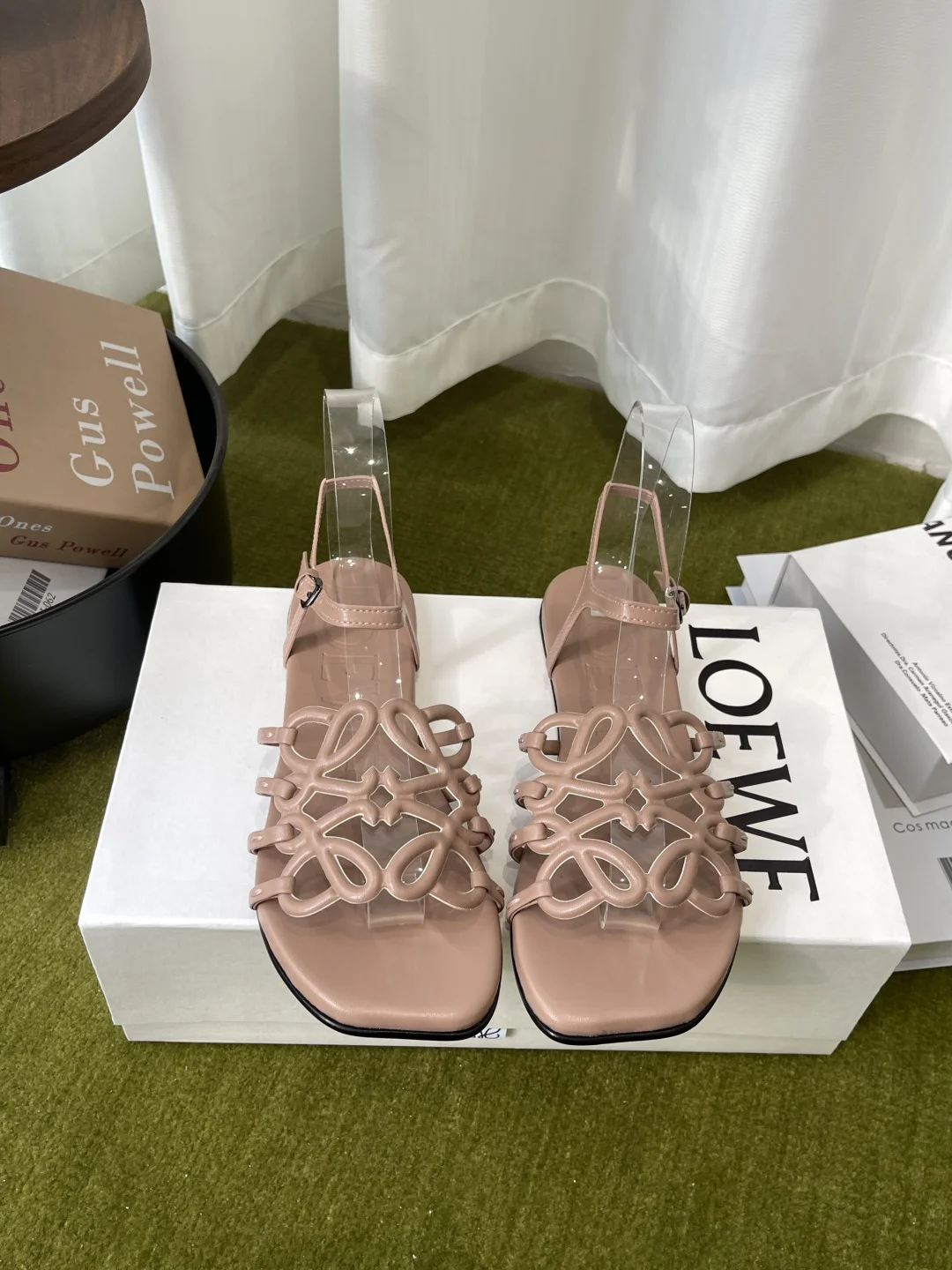 Loewe Retro-style small high-heeled beach sandals women s sandals Loewe Retro-style small high-heeled beach sandals women s sandals