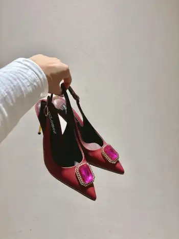 Pointed patent leather flats women s shoes Replica Dolce Gabbana Womens Pumps and Heels