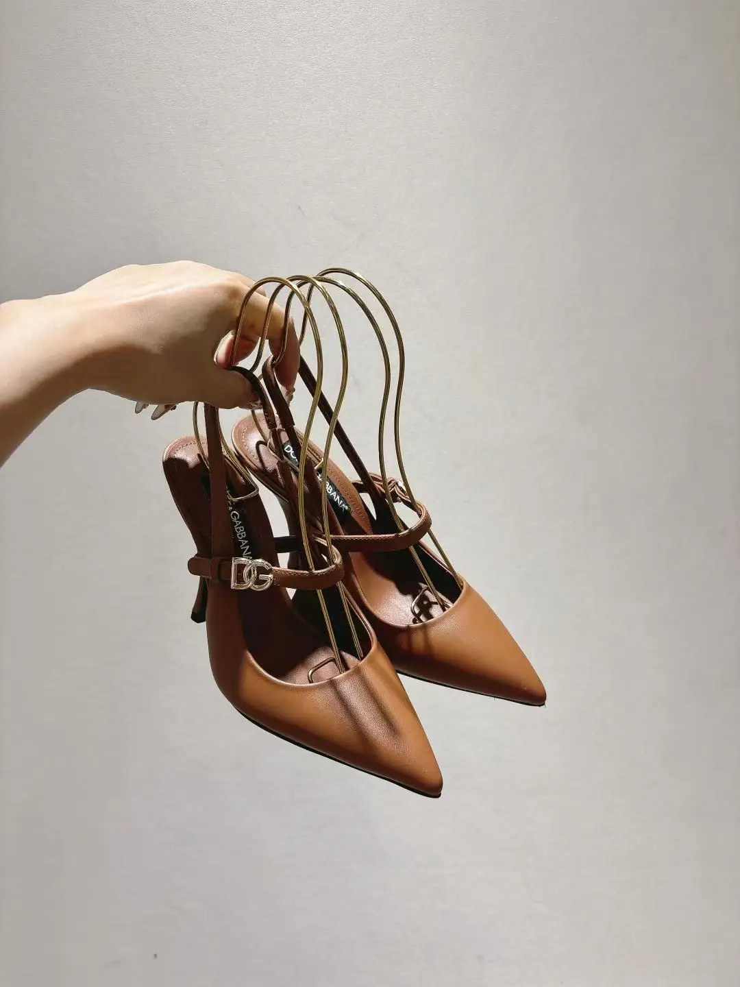 Dolce Gabbana Genuine leather outsole sheepskin upper high heels women s high heels Dolce Gabbana Genuine leather outsole sheepskin upper high heels women s high heels