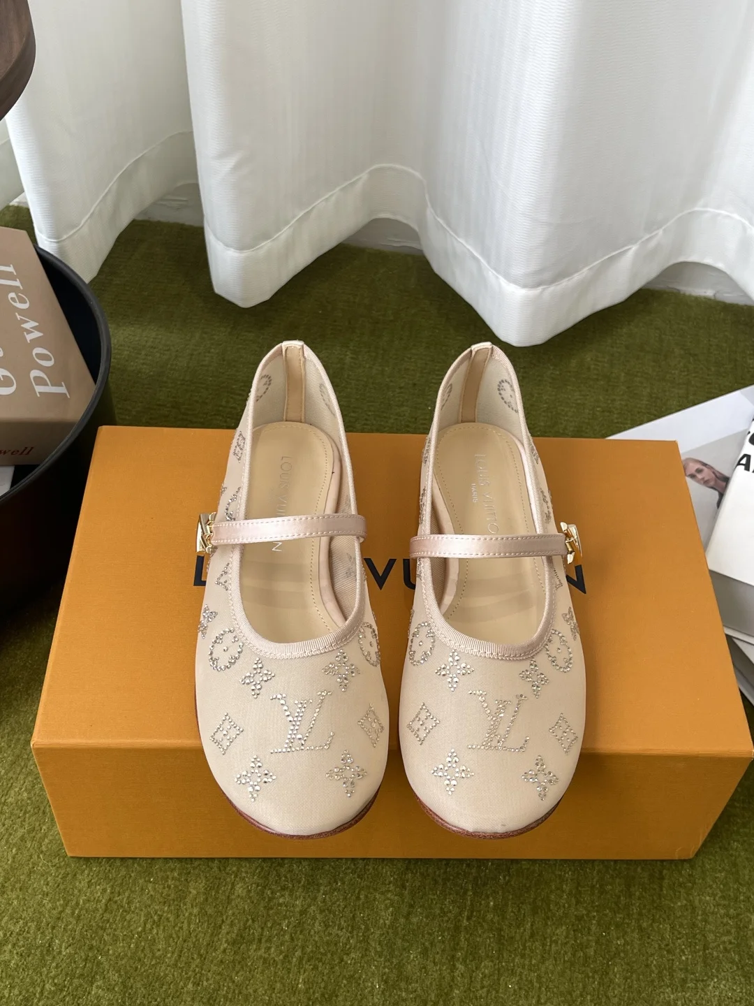 Louis Vuitton Mary Jane ballet shoes women s flat shoes Louis Vuitton Mary Jane ballet shoes women s flat shoes