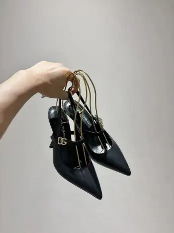 Genuine leather outsole sheepskin upper high heels women s high heels Replica Dolce Gabbana Womens Pumps and Heels