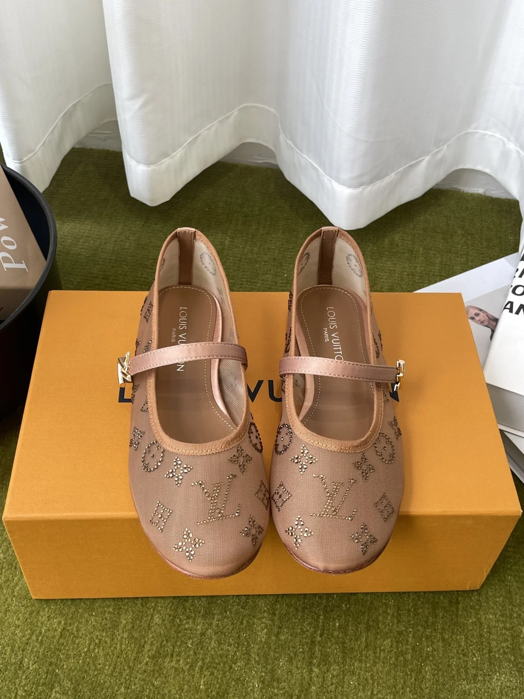 Louis Vuitton Mary Jane ballet shoes women s flat shoes