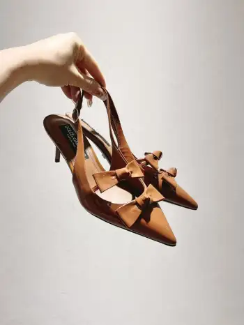 Genuine leather sole shoes women s leather shoes Replica Dolce Gabbana Womens Pumps and Heels