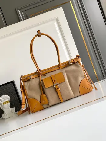 1BA433 Linen Mini Handbag Women s Crossbody Bag Replica Prada womens bags