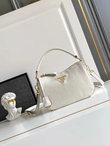 1BC277 Lychee Pattern Handbag Women s Crossbody Bag Replica Prada womens bags