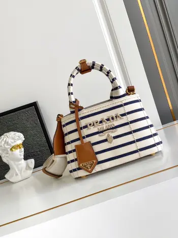 1BA038 Linen Canvas Gardener Bag Women s Crossbody Bag Replica Prada womens bags