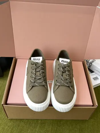 Spring and summer new mesh biscuit thick-soled shoes women s casual shoes Replica MIU MIU Womens Casual and Sneakers