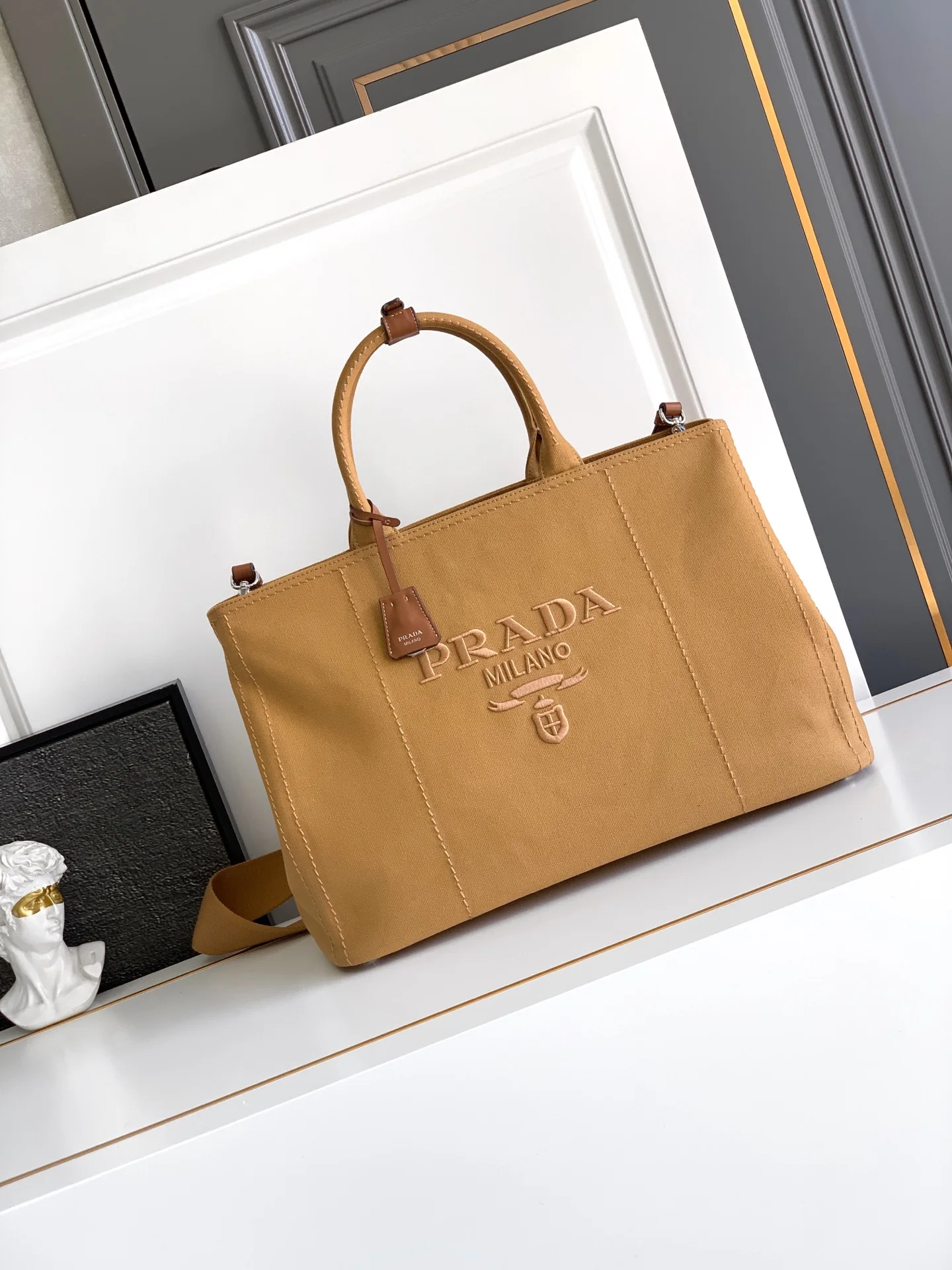 Prada 2VG131 Canvas Tote Bag Men s Crossbody Bag Prada 2VG131 Canvas Tote Bag Men s Crossbody Bag