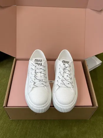 Spring and summer new mesh biscuit thick-soled shoes women s casual shoes Replica MIU MIU Womens Casual and Sneakers