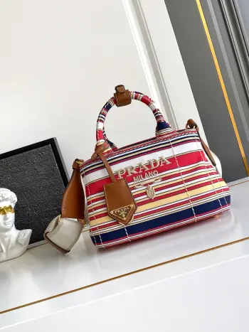 1BA038 Linen Canvas Gardener Bag Women s Crossbody Bag Replica Prada womens bags