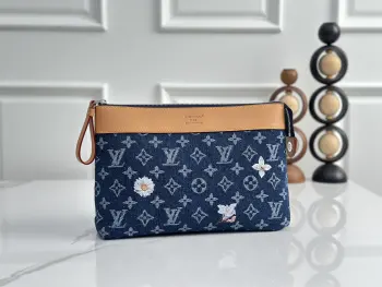 M27559 Blue Denim Handbag Women s Clutch Replica Louis Vuitton womens bags