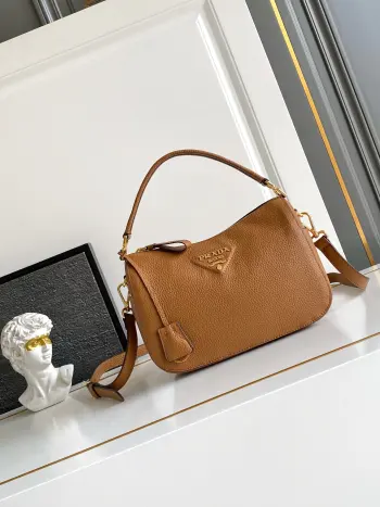 1BC277 Lychee Pattern Handbag Women s Crossbody Bag Replica Prada womens bags