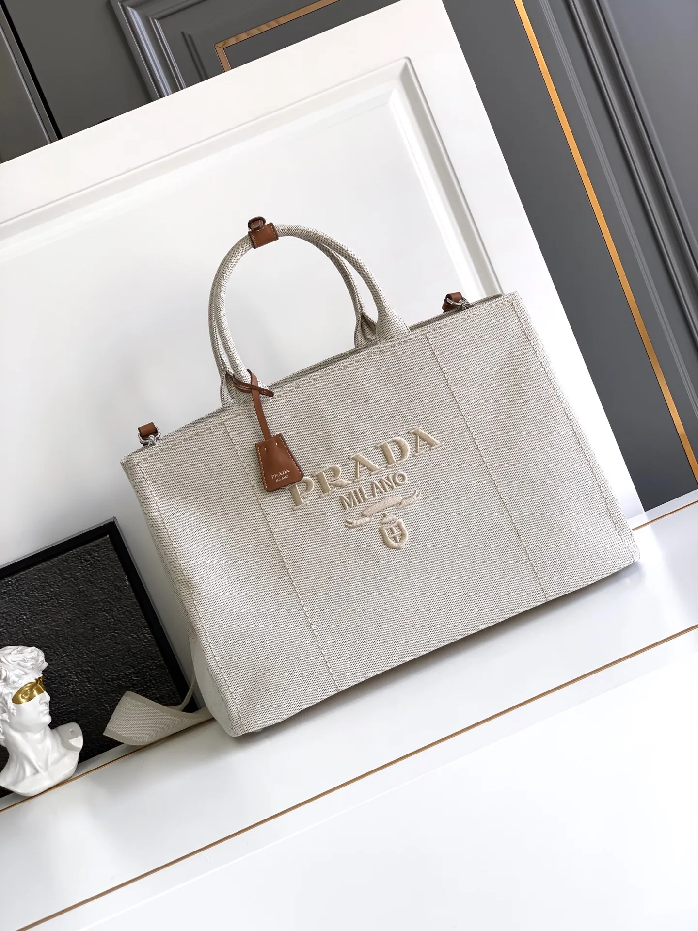 Prada 2VG131 Canvas Tote Bag Men s Crossbody Bag Prada 2VG131 Canvas Tote Bag Men s Crossbody Bag
