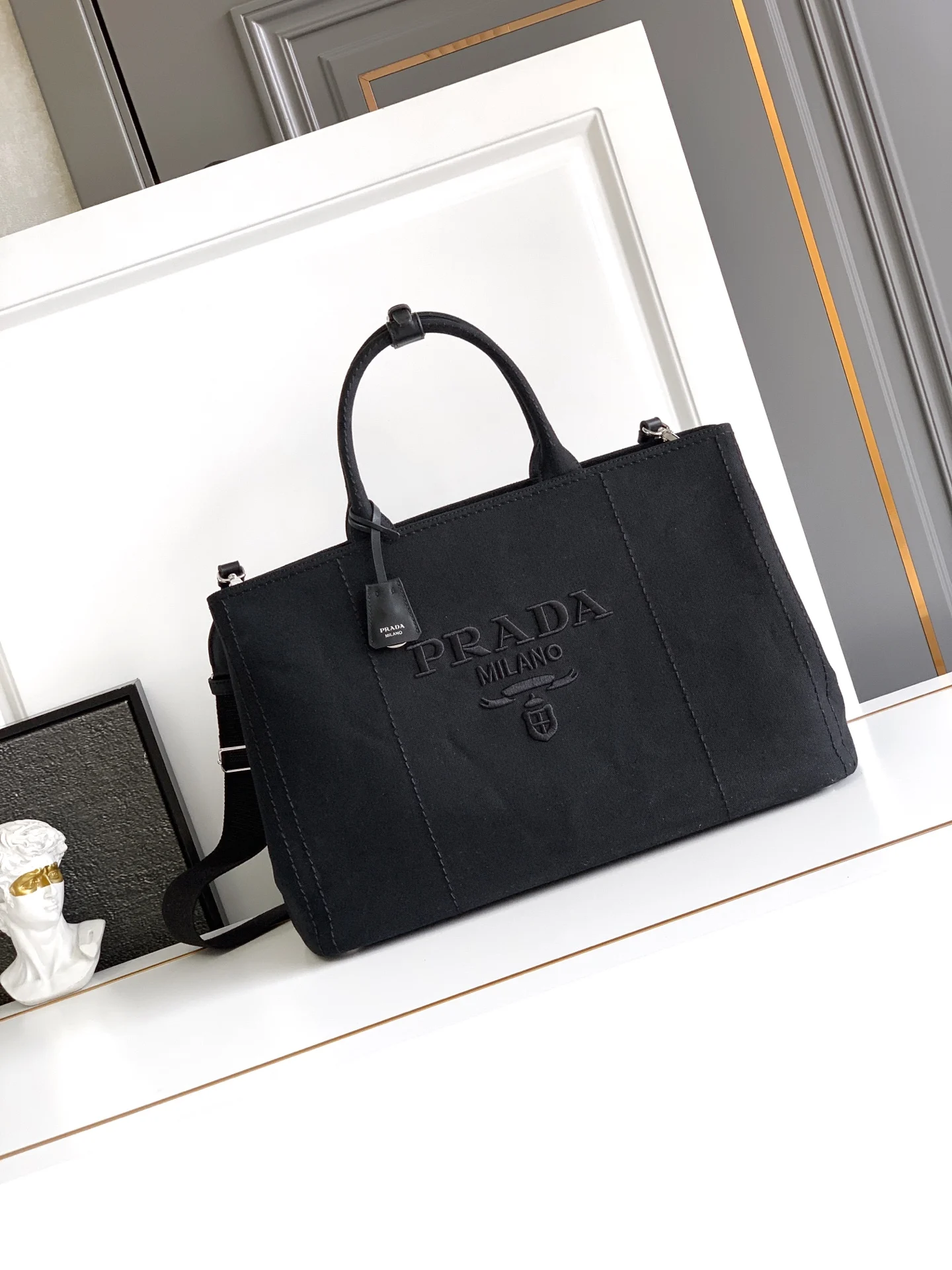 Prada 2VG131 Canvas Tote Bag Men s Crossbody Bag Prada 2VG131 Canvas Tote Bag Men s Crossbody Bag