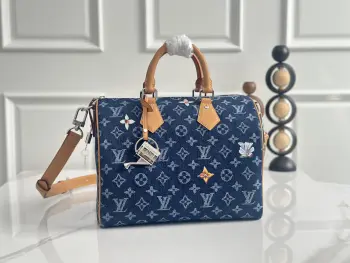 M27556 Blue Denim Shoulder Bag Women s Crossbody Bag Replica Louis Vuitton womens bags