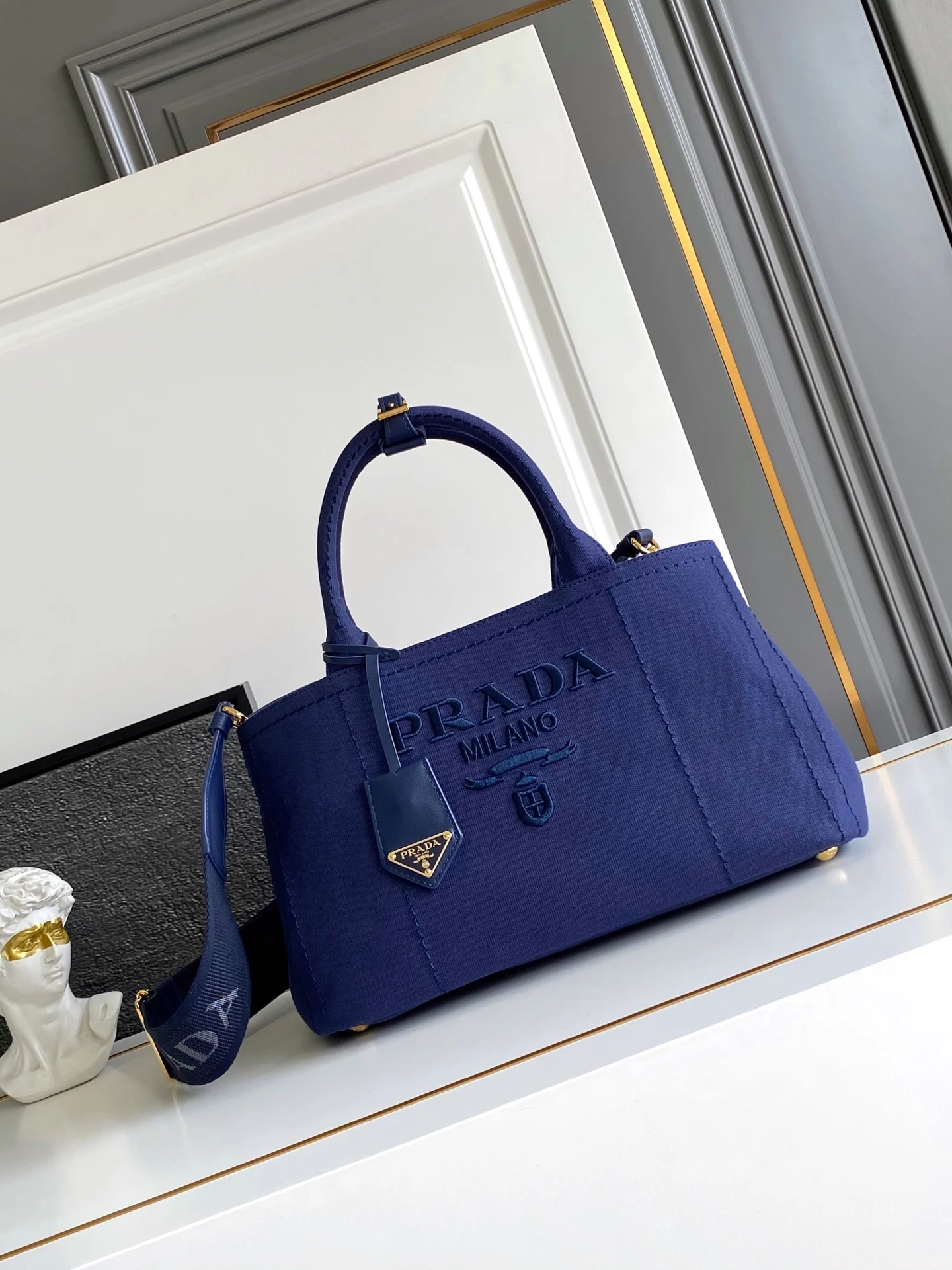 Prada 1BG464 Linen Canvas Gardener Bag Women s Crossbody Bag Prada 1BG464 Linen Canvas Gardener Bag Women s Crossbody Bag