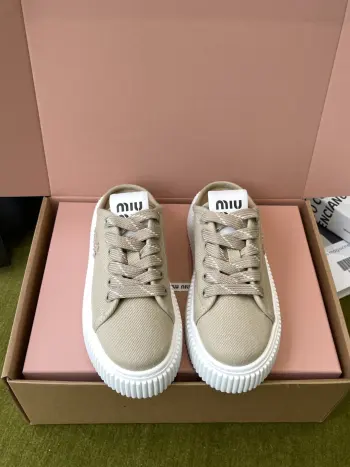 Spring and summer new mesh biscuit thick-soled shoes women s casual shoes Replica MIU MIU Womens Casual and Sneakers