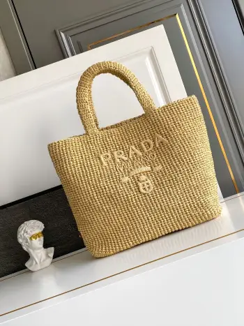 1BG392 Woven Tote Bag Women s Handbag Replica Prada womens bags