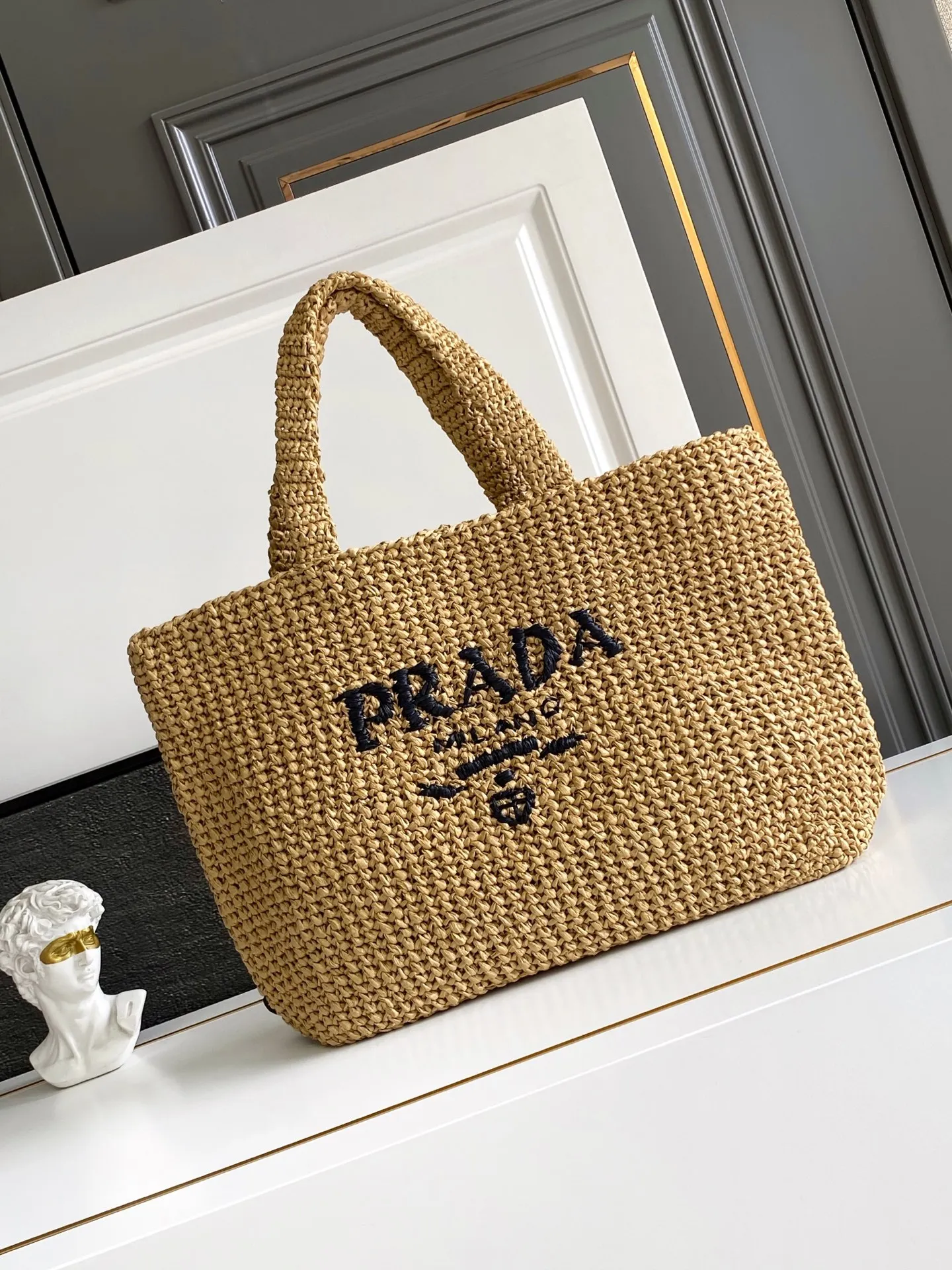 Prada 1BG392 Woven Tote Bag Women s Handbag Prada 1BG392 Woven Tote Bag Women s Handbag