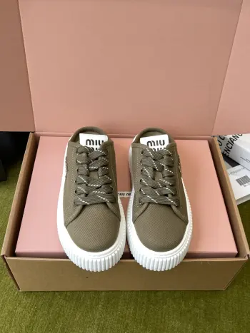 Spring and summer new mesh biscuit thick-soled shoes women s casual shoes Replica MIU MIU Womens Casual and Sneakers