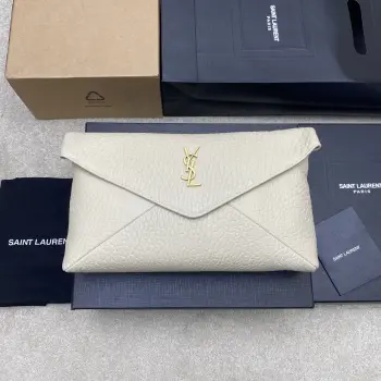 769307 Large Envelope Clutch Women s Clutch Replica SAINT LAURENT womens bags