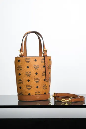 MWTEATA01CO001 Classic Pattern Bucket Bag Women s Crossbody Bag Replica MCM womens bags