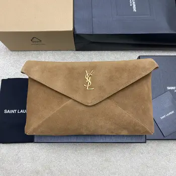 769307 Large Envelope Clutch Women s Clutch Bag Replica SAINT LAURENT womens bags