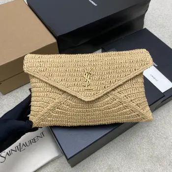 769307 Large Envelope Clutch Women s Clutch Replica SAINT LAURENT womens bags