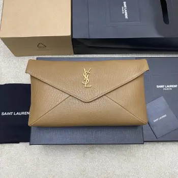 769307 Large Envelope Clutch Women s Clutch Replica SAINT LAURENT womens bags