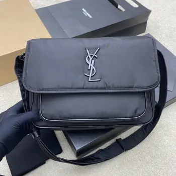 633158 parachute fabric nylon bag men s crossbody bag Replica SAINT LAURENT mens bags