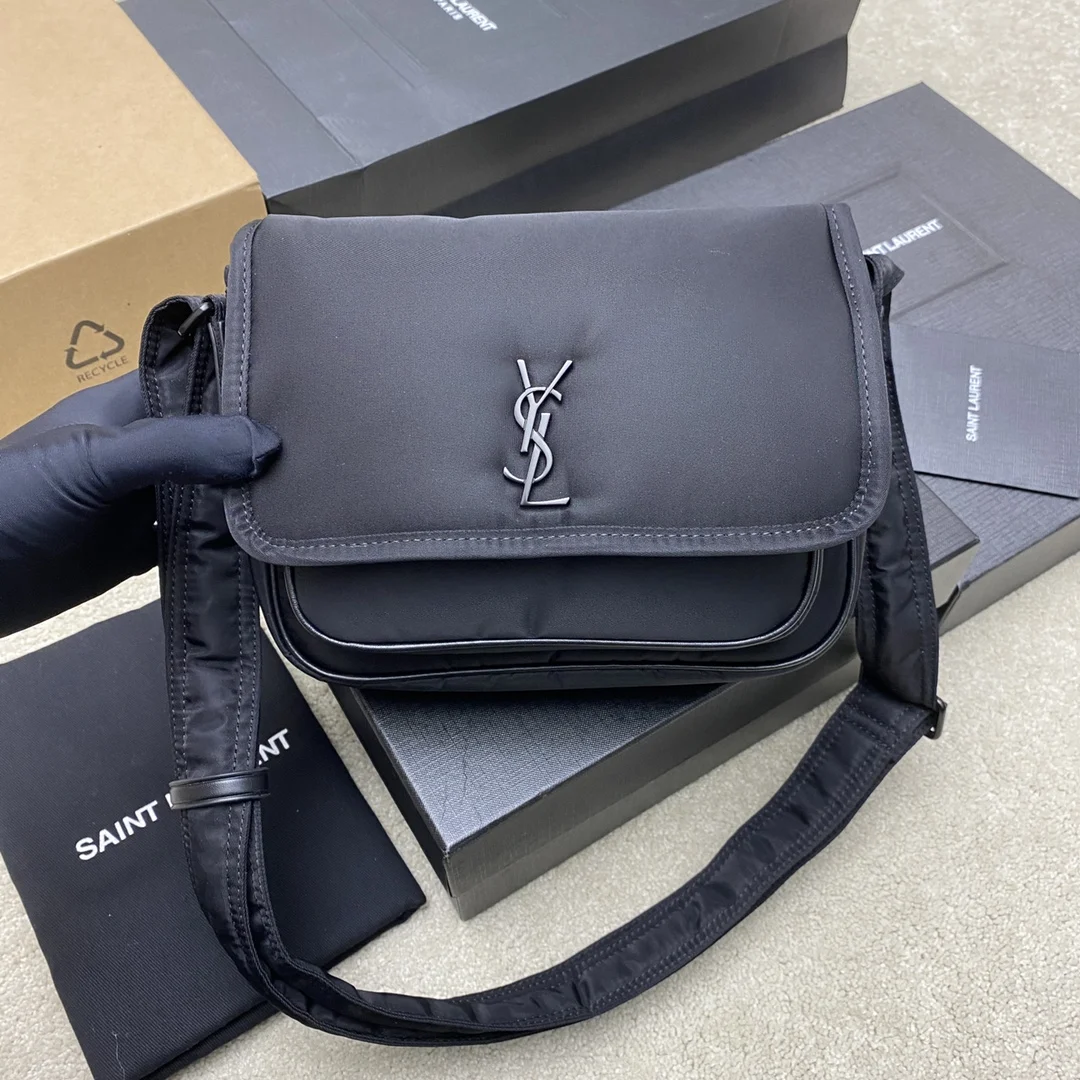 SAINT LAURENT 633151 parachute fabric nylon bag men s crossbody bag