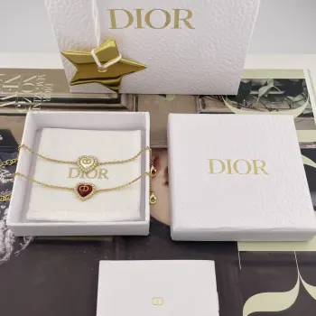 216577 Enamel Heart Bracelet Bracelet Replica Dior Bracelets and Bangles