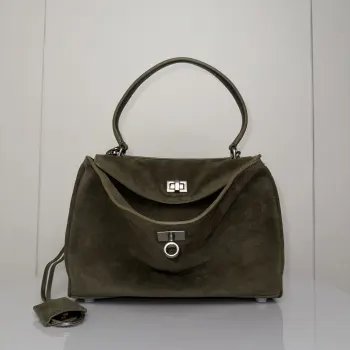 188055 Suede Oversized Bag Women s Shoulder Bag Replica Balenciaga womens bags
