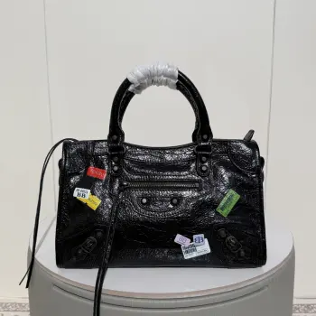 188088 Pleated Leather New Motorcycle Bag Women s Crossbody Bag Replica Balenciaga womens bags