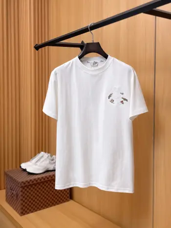 New Short Sleeve Round Neck T-Shirt Men s T-Shirt Replica Dior Tshirts and Polos