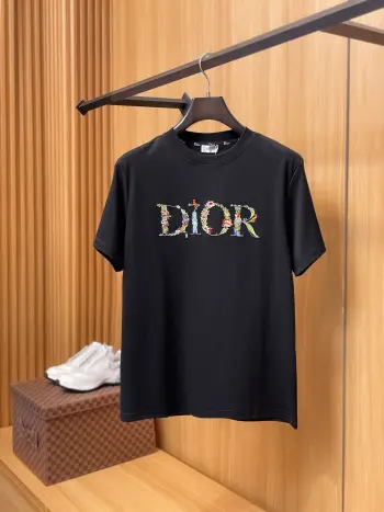 New Short Sleeve Round Neck T-Shirt Men s T-Shirt Replica Dior Tshirts and Polos