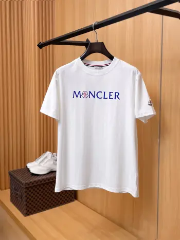 New Short Sleeve Round Neck T-Shirt Men s T-Shirt Replica Moncler Tshirts and Polos