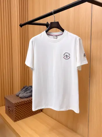 New Short Sleeve Round Neck T-Shirt Men s T-Shirt Replica Moncler Tshirts and Polos