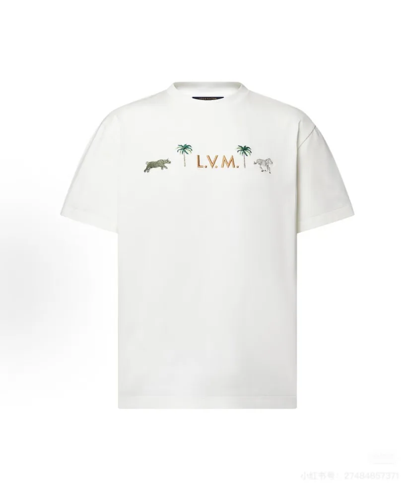 LV 男女同款新品刺绣T恤. LV 男女同款新品刺绣T恤.