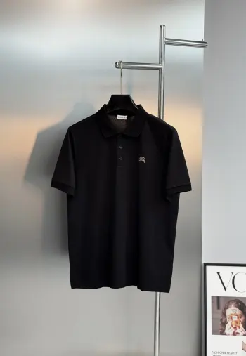 丝光珠地棉战马刺绣Polo 高仿巴宝莉T恤/POLO衫