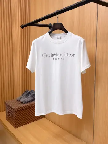 New Short Sleeve Round Neck T-Shirt Men s T-Shirt Replica Dior Tshirts and Polos