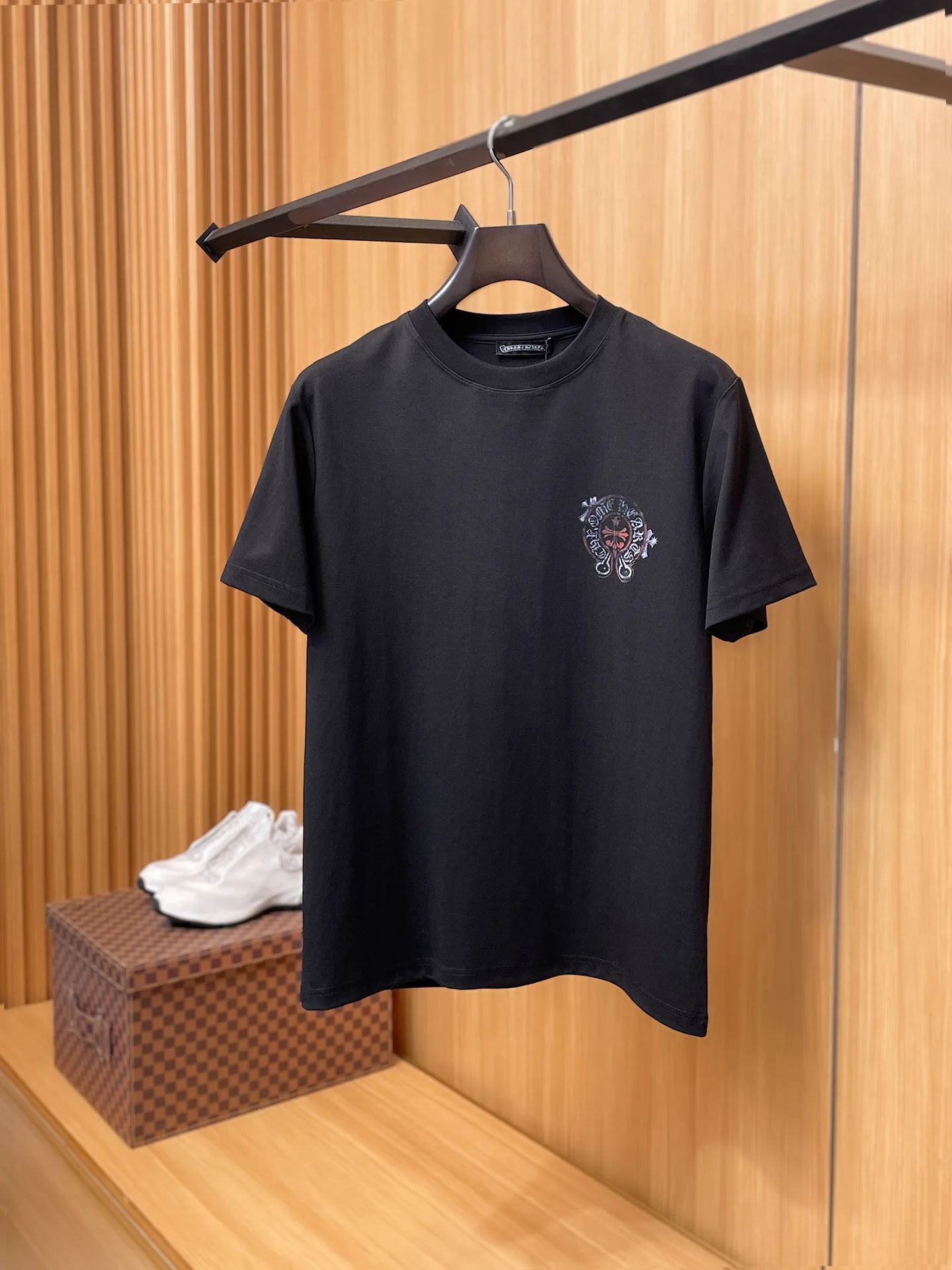 Chrome Heart New Short Sleeve Round Neck T-Shirt Men s T-Shirt