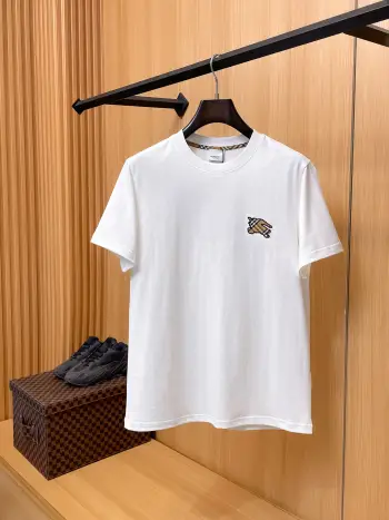 New Short Sleeve Round Neck T-Shirt Men s T-Shirt Replica Burberry Tshirts and Polos