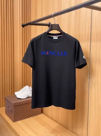 New Short Sleeve Round Neck T-Shirt Men s T-Shirt Replica Moncler Tshirts and Polos