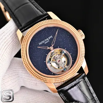 82650 self-made movement 42MM tourbillon watch men s mechanical watch Replica PATEK PHILIPPE Mens Watches